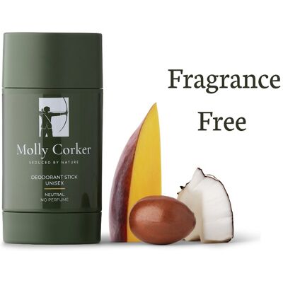 Molly Corker - Natural deodorant stick - fragrance free Molly Corker - Natural deodorant stick - fragrance free