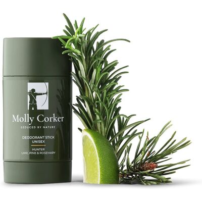 Molly Corker - Natural deodorant stick - Lime Pine Rosemary - Hunter Molly Corker - Natural deodorant stick - Lime Pine Rosemary - Hunter