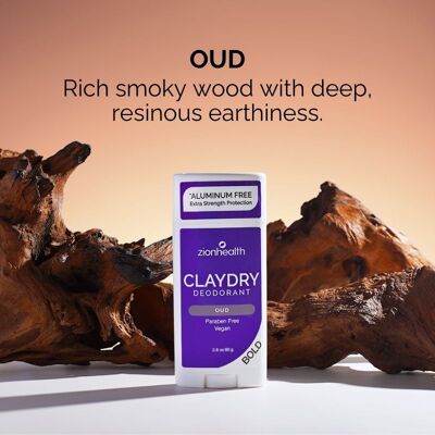 zionhealth - Bio Claydry deodorant - OUD zionhealth - Bio Claydry deodorant - OUD