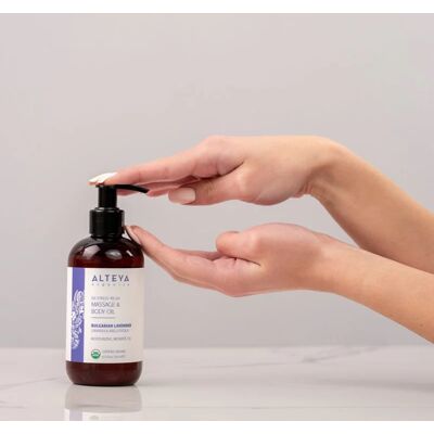 Alteya Organics - Lavender Massage & Body Oil - De-stress + relax Alteya Organics - Lavender Massage & Body Oil - De-stress + relax