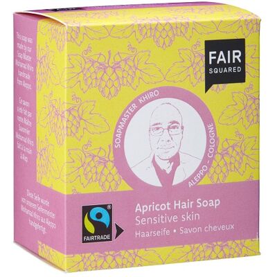 FAIR SQUARED - Ekologisk Aprikos schampo Bar för känslig hårbotten FAIR SQUARED - Ekologisk Aprikos schampo Bar för känslig hårbotten