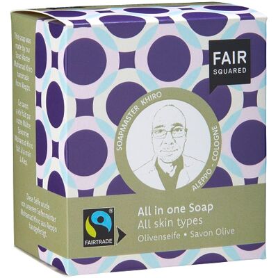 FAIR SQUARED - Ekologisk All-In-One Olivtvål FAIR SQUARED - Ekologisk All-In-One Olivtvål