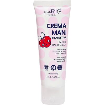 puroBIO Cosmetics Barrier Hand Cream - Återfuktande, Vegansk, 50ml puroBIO Cosmetics Barrier Hand Cream - Återfuktande, Vegansk, 50ml