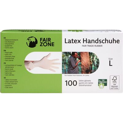 FAIR ZONE - latexhandskar str. L FAIR ZONE - latexhandskar str. L