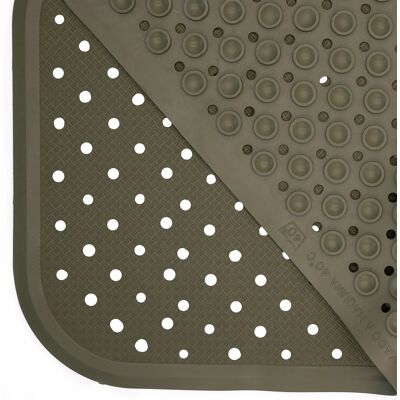 FAIR ZONE - Avlångt oliv badmatta FAIR ZONE - Avlångt oliv badmatta
