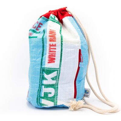 Rice & Carry - Stor ryggsäck av återvunna rissäckar Rice & Carry - Stor ryggsäck av återvunna rissäckar