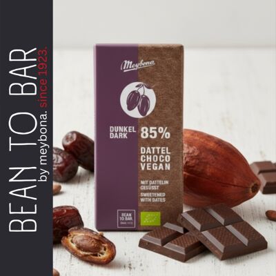 Meybona - Ekologisk daddelchoklad - 85% kakao Meybona - Ekologisk daddelchoklad - 85% kakao
