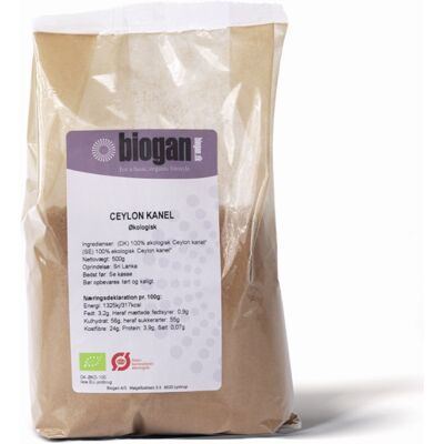 biogan - Ekologisk Ceylonkanel pulver 500g biogan - Ekologisk Ceylonkanel pulver 500g