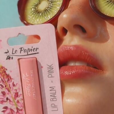 Le Papier - Collagen Boost - Glossy Lip Balm - Pink Le Papier - Collagen Boost - Glossy Lip Balm - Pink