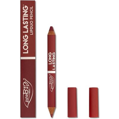 puroBIO Cosmetics - Long Lasting Lipduo pencil satinrosa 104 puroBIO Cosmetics - Long Lasting Lipduo pencil satinrosa 104