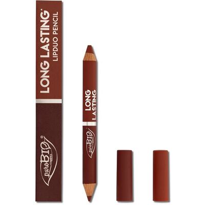 puroBIO Cosmetics - Long Lasting Lipduo pencil mat Terracotta 105 puroBIO Cosmetics - Long Lasting Lipduo pencil mat Terracotta 105