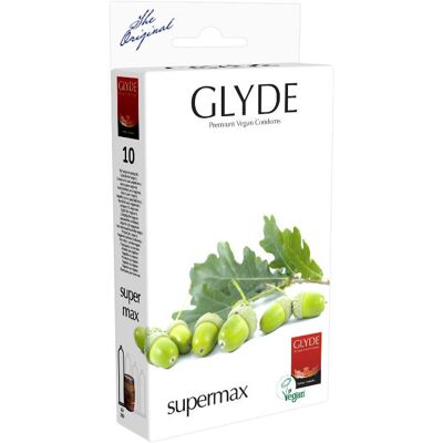GLYDE - Kondomer Supermax 10 st. GLYDE - Kondomer Supermax 10 st.