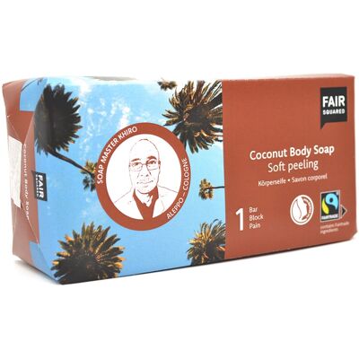 FAIR SQUARED - BULK 450g Ekologisk Body Peeling Tvål Bar FAIR SQUARED - BULK 450g Ekologisk Body Peeling Tvål Bar