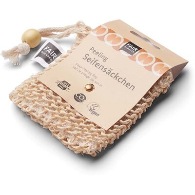 FAIR SQUARED - Sisal Scrub Bag för tvål FAIR SQUARED - Sisal Scrub Bag för tvål