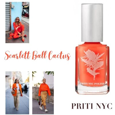 PRITI NYC - N°425 - Scarlett Ball Cactus PRITI NYC - N°425 - Scarlett Ball Cactus