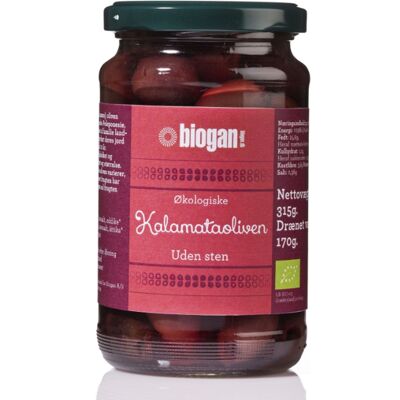 biogan - Ekologiska kalamataoliver utan kärnor biogan - Ekologiska kalamataoliver utan kärnor