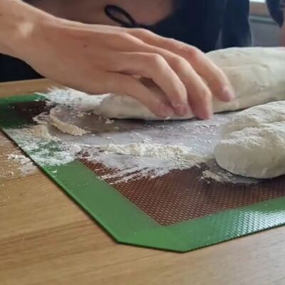 Pandoo - Bakmatta i silikon grön - Återanvändbar Pandoo - Bakmatta i silikon grön - Återanvändbar