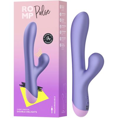 ROMP Pulse Påfyllningsbar Kaninvibrator med Klitorissug - Rosa ROMP Pulse Påfyllningsbar Kaninvibrator med Klitorissug - Rosa
