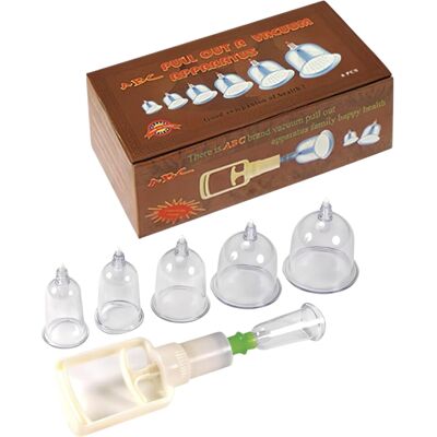 Rimba - Koppisar - Set om 6 stycken - Cupping-terapisutrustning Rimba - Koppisar - Set om 6 stycken - Cupping-terapisutrustning