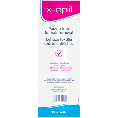 X-Epil - Vaxremsor För Hårborttagning - Textil - 50 St X-Epil - Vaxremsor För Hårborttagning - Textil - 50 St