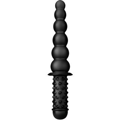 BUTTR Akimbo Dildo med dubbla ändar - Med pärlor och textur BUTTR Akimbo Dildo med dubbla ändar - Med pärlor och textur