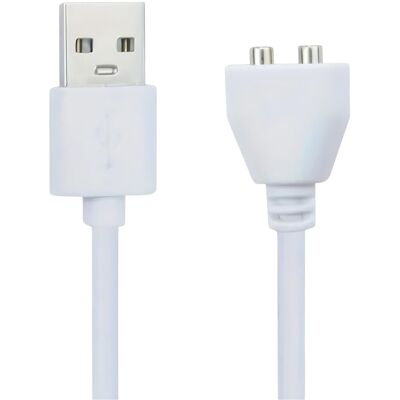 Pleasure Charge Pantyrebel - Magnetisk Usb-Laddningskabel (Vit) Pleasure Charge Pantyrebel - Magnetisk Usb-Laddningskabel (Vit)