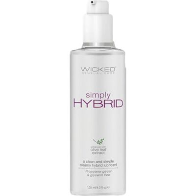 Wicked Simply Hybrid - Hybrid Glidmedel - 120ml Wicked Simply Hybrid - Hybrid Glidmedel - 120ml