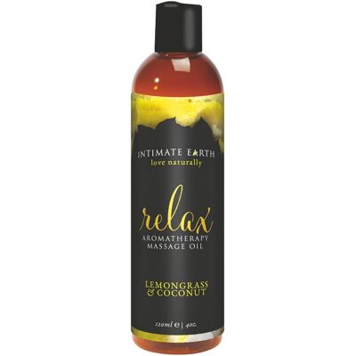 Avslappnande massageolja - Citronella & Kokos - 120ml Avslappnande massageolja - Citronella & Kokos - 120ml