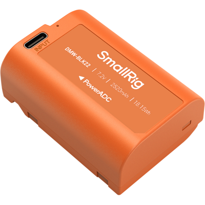 SmallRig 4979 Camera Battery USB-C Rechargeable DMW-BLK22 Orange SmallRig 4979 Camera Battery USB-C Rechargeable DMW-BLK22 Orange