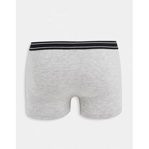 New Look – Grå och flerfärgade boxershorts med midjeband, 3-pack XL