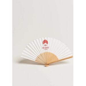 Beams Japan Folding Fan White