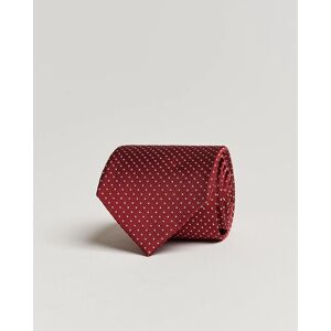 Amanda Christensen Micro Dot Classic Tie 8 cm Wine/White