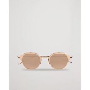 Thom Browne TB-S812 Flip-Up Sunglasses White Gold/Silver
