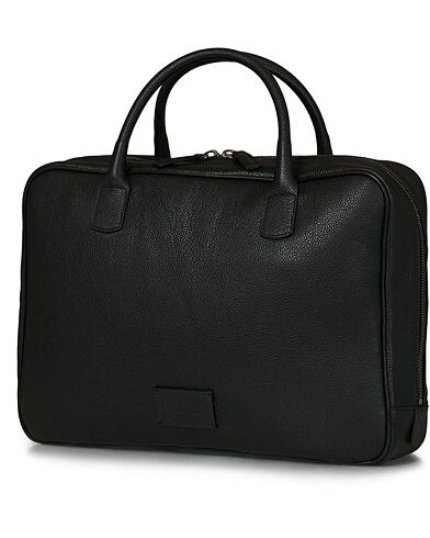 Anderson's Full Grain Leather Briefcase Black