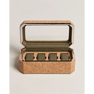 WOLF Cortica 4 Piece Watch Box Cork