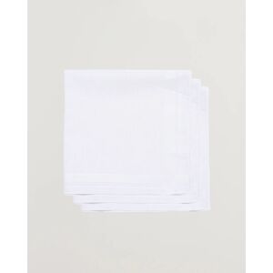 Amanda Christensen 3-Pack Cotton Pocket Square White