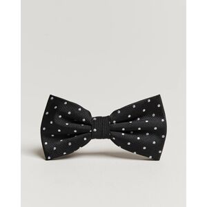 Amanda Christensen Dot Pre Tie Silk Black/White