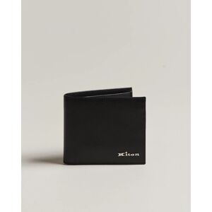 Kiton Saffiano Leather Wallet Black