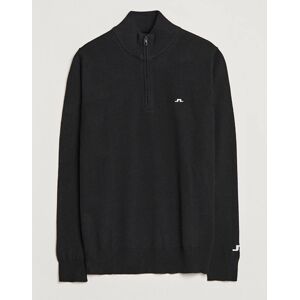 J.Lindeberg Kian Tour Merino Half Zip Black