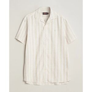 Morris Printed Short Sleeve Shirt Off White