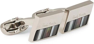 Paul Smith MOP Stripe Logo Cufflinks