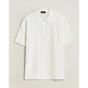 Zanone Terry Cotton Polo White