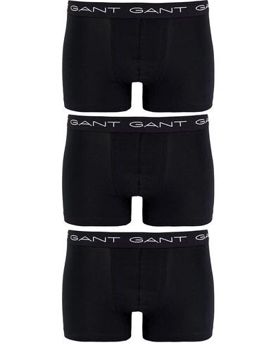 GANT 3-Pack Trunk Boxer Black