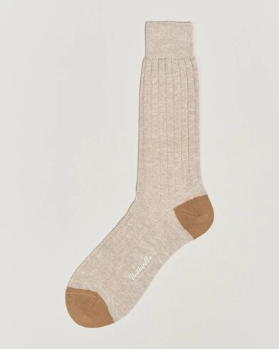 Pantherella Hamada Linen/Cotton/Nylon Sock Beige