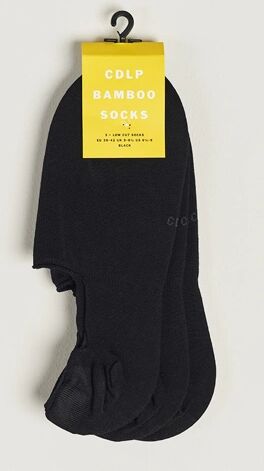 CDLP 3-Pack No Show Socks Black