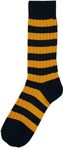 BEAMS PLUS Rib Stripe Socks White/Navy