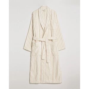 Tekla Organic Terry Classic Bathrobe Sienna Stripes