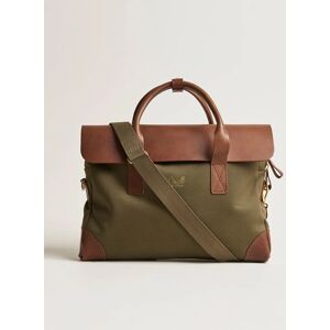 Bennett Winch Canvas Briefcase Olive