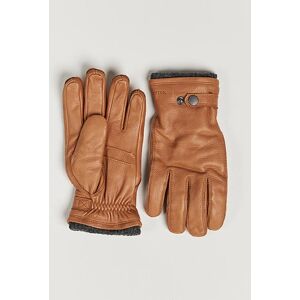 Hestra Utsjö Fleece Liner Buckle Elkskin Glove Cognac