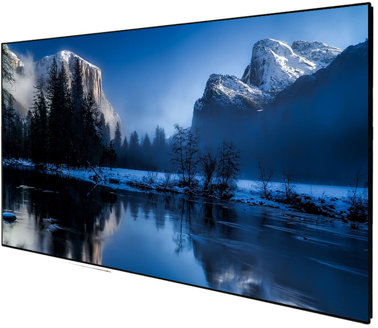 DELUXX Cinema ramspänd högkontrastprojektorduk SlimFrame 298 x 168 cm, 135" - DARKVISION DELUXX Cinema ramspänd högkontrastprojektorduk SlimFrame 298 x 168 cm, 135" - DARKVISION